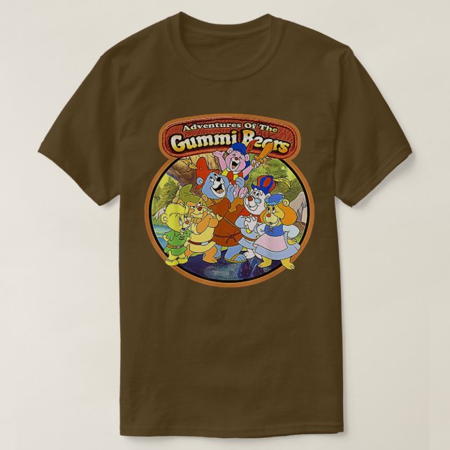 Camiseta Gummi Bears Vintage Image Essential (Frente do Design)