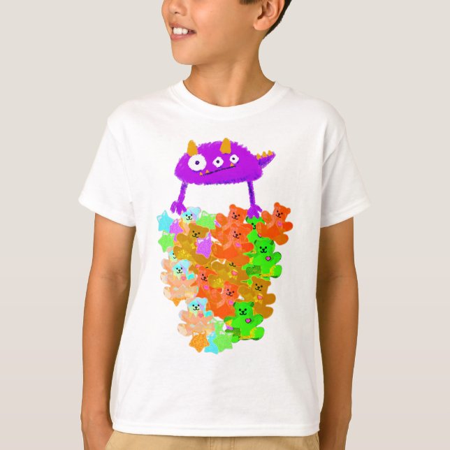 Camiseta Gummy Bear Harvest Monster (Frente)