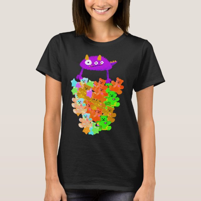 Camiseta Gummy Bear Harvest Monster (Frente)
