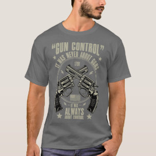 Camiseta Gun Control Hoax Gift Tee para Emenda de segundo