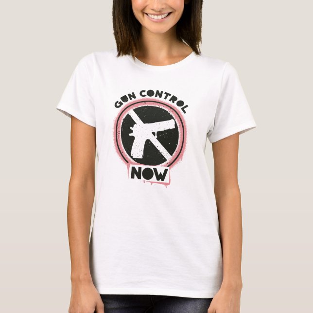 Camiseta Gun Control Now (Frente)