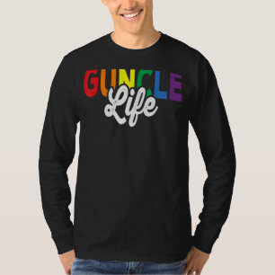 Camiseta Guncle Life Proud Gay Tio Lgbt Pride