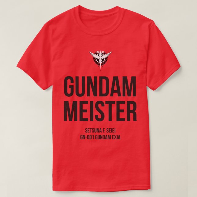 Camiseta Gundam Meister (Frente do Design)