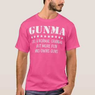 Camiseta Gunma como uma avó normal, mas mais divertida e po