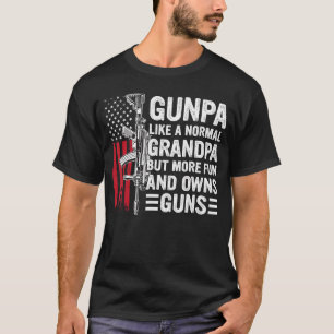 Camiseta Gunpa como um avô normal, mas mais divertido e pos