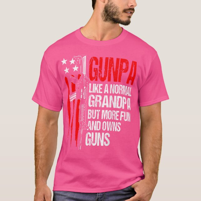 Camiseta Gunpa Como Um Avô Normal Mas Mais Divertido Possui (Frente)