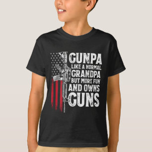 Camiseta Gunpa Como Uma Diversão Normal Do Vovô E Possui Ar