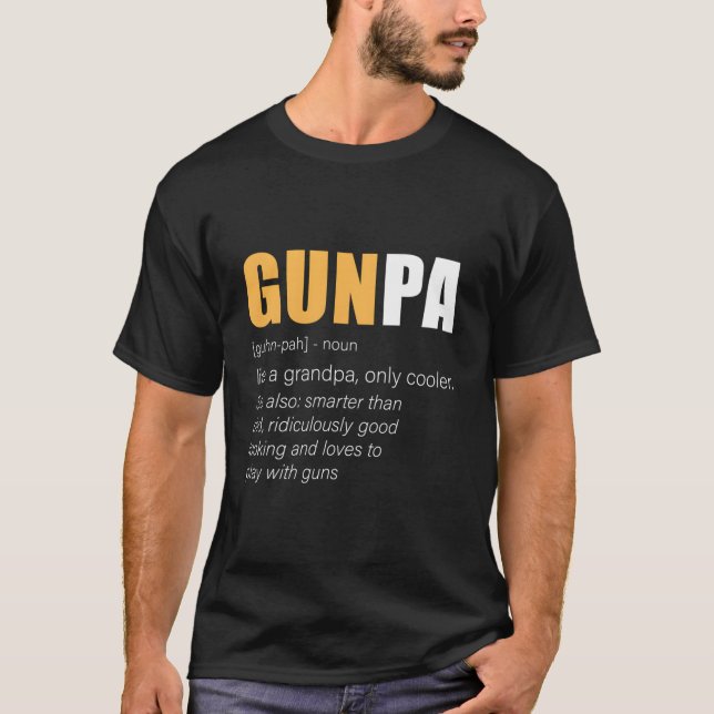 Camiseta Gunpa Gun Avô Novelty (Frente)