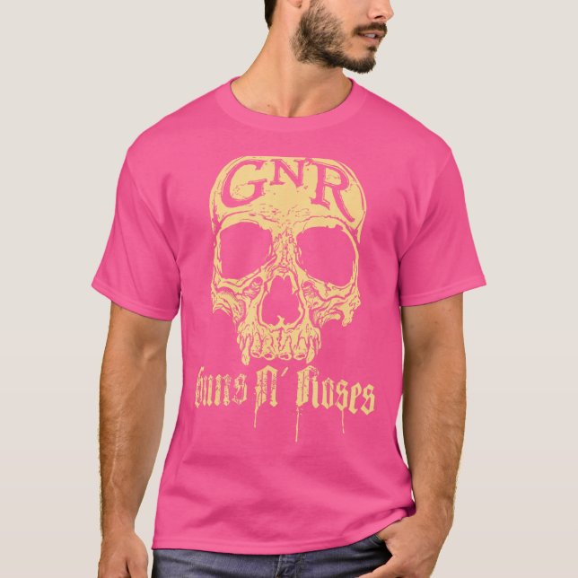 Camiseta Guns N' Rosas Derrame Oficial (Frente)