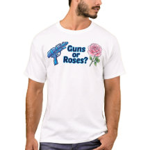 Guns or Roses Gender Reveal Team Boy Team Girl T-S