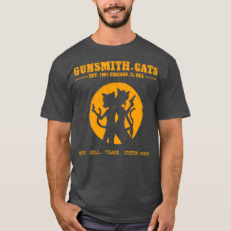 Camiseta Gunsmith Cats Compra laranja
