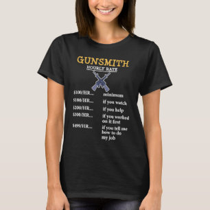 Camiseta Gunsmithing Arma Gunsmith Guns Maker Cita 2