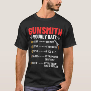 Camiseta Gunsmithing Arma Gunsmith Guns Maker Cita 3