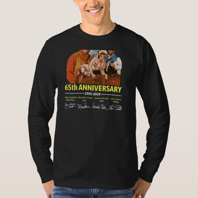 Camiseta Gunsmog 65º Aniversário 19552020 Assinatura (Frente)