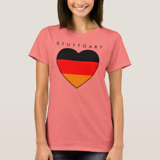 Camiseta Günstiges Stuttgart-Herz-Shirt Alemanha WM 2010