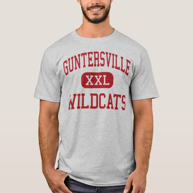 Camiseta Guntersville - Wildcats - alto - Guntersville (Frente)
