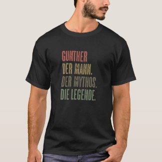 Camiseta GUNTHER - Der Mann Der Mythos Die Legende | Nome K
