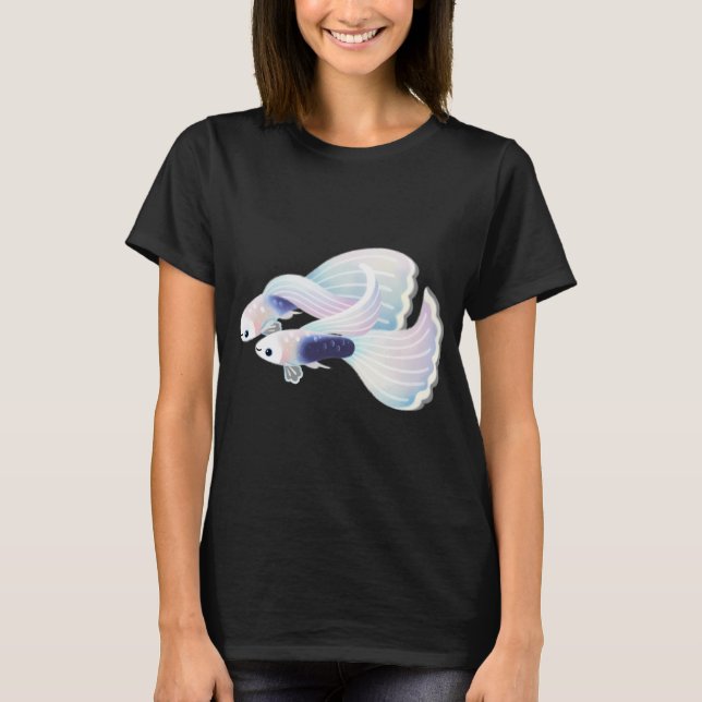 Camiseta Guppy esmoquin branco (Frente)