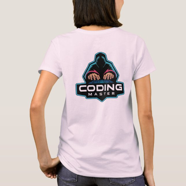 Camiseta Guru de Codificação Cibernética: presentes técnico (Verso)
