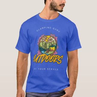 Camiseta Guru de Glamping ao Seu Serviço Mulheres Caminhand