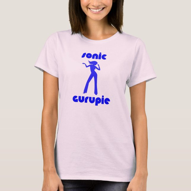 Camiseta Gurupie sónico - azul (Frente)
