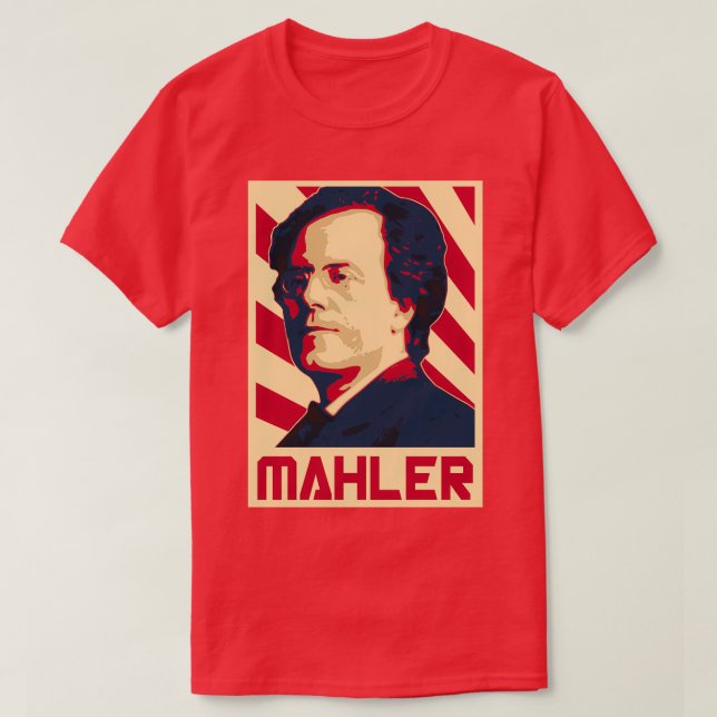 Camiseta Gustaf Mahler  (Frente do Design)