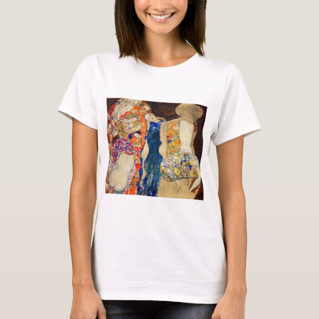 Camiseta Gustav Klimt - A Noiva (inacabada) (Frente)