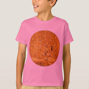 Camiseta Gustav Klimt Árvore da Vida: Art Nouveau Simbolist