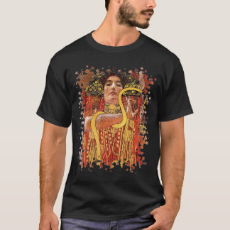 Camiseta Gustav Klimt Hygieia Medicine Deusa Grega de Ele