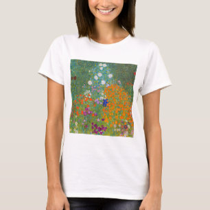 Camiseta Gustav Klimt - Jardim de Flores
