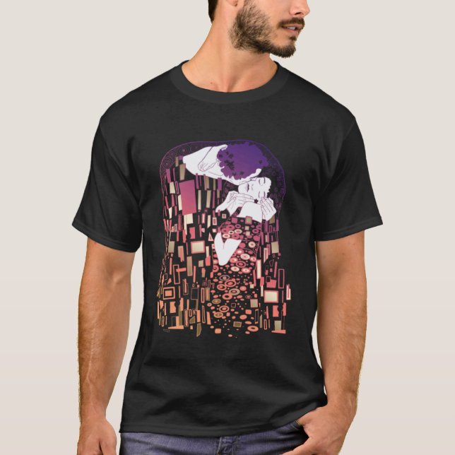 Camiseta Gustav Klimt Kiss (Frente)