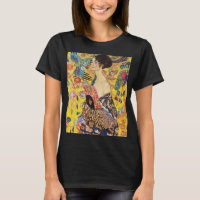 Gustav Klimt Lady com ventilador