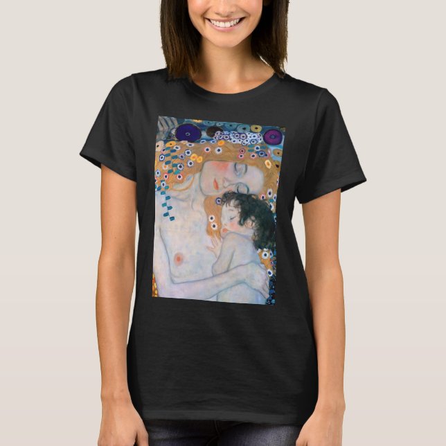 Camiseta Gustav Klimt - Mãe e Filho (Frente)