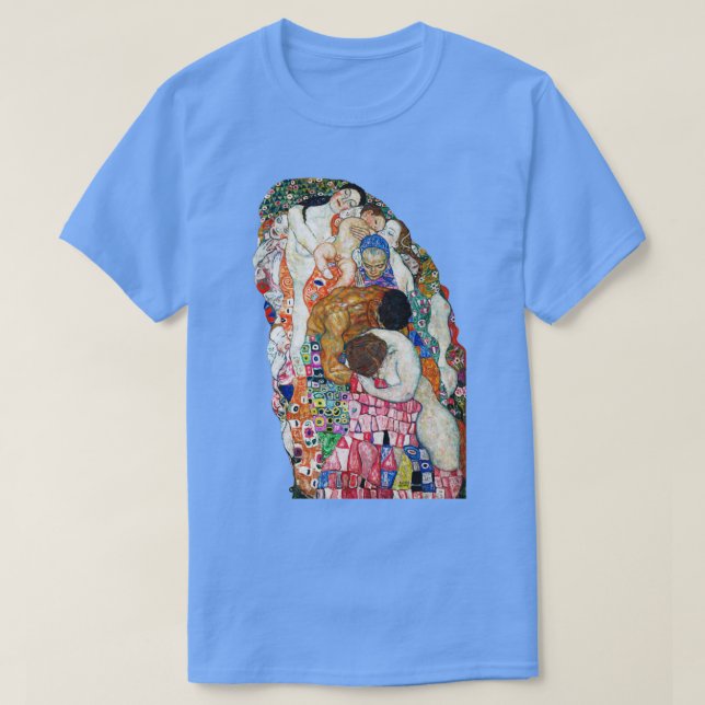 Camiseta Gustav Klimt Morte e Vida (Frente do Design)