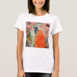 Camiseta Gustav Klimt - Mulheres Amigas<br><div class="desc">Mulheres Amigas - Gustav Klimt,  Petróleo na Canvas,  1916-17 (destruído em 1945)</div>