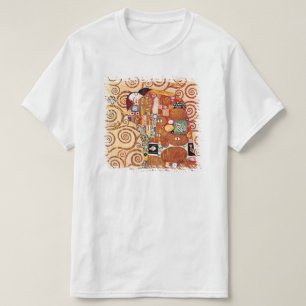 Camiseta Gustav Klimt - O Abraço - Pintura de Arte Fina