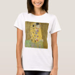 Camiseta Gustav Klimt O Beijo<br><div class="desc">Uma das imagens mais icônicas de Gustav Klimt; O Beijo.</div>