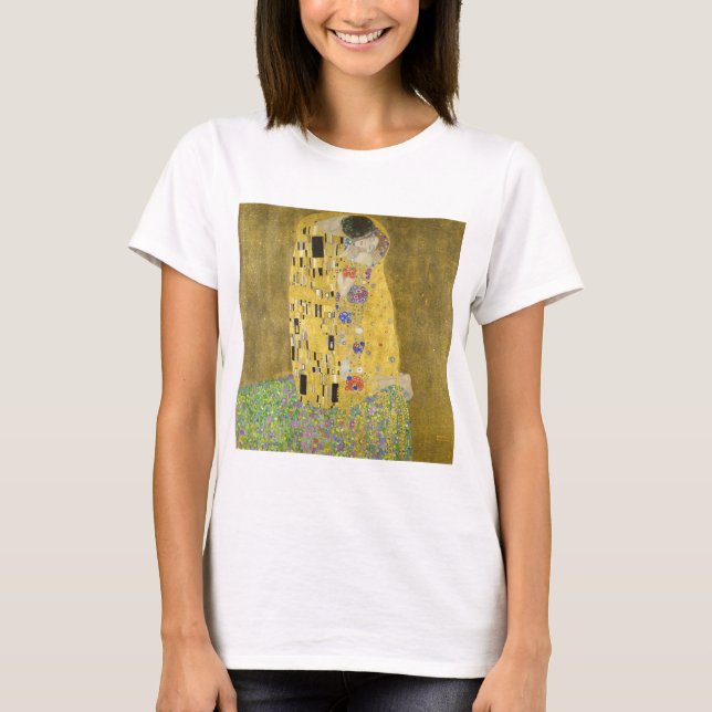 Camiseta Gustav Klimt O Beijo (Frente)
