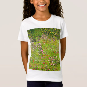 Camiseta Gustav Klimt Orchard com Rosas