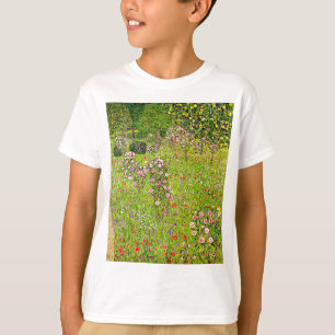 Camiseta Gustav Klimt Orchard com Rosas