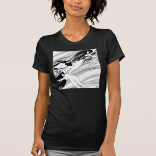 Camiseta Gustav Klimt - Sangue de Peixe Arte Japonesa Surre
