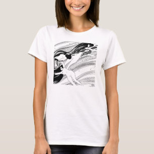 Camiseta Gustav Klimt - Sangue de Peixe Arte Japonesa Surre