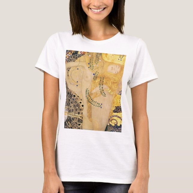 Camiseta Gustav Klimt - Serpentes de Água I (Frente)