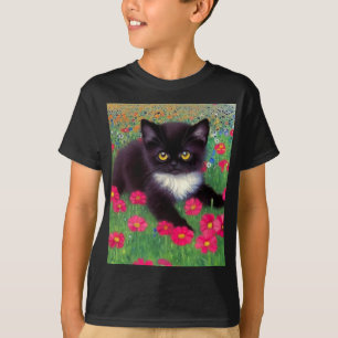 Camiseta Gustav Klimt Tuxedo Cat