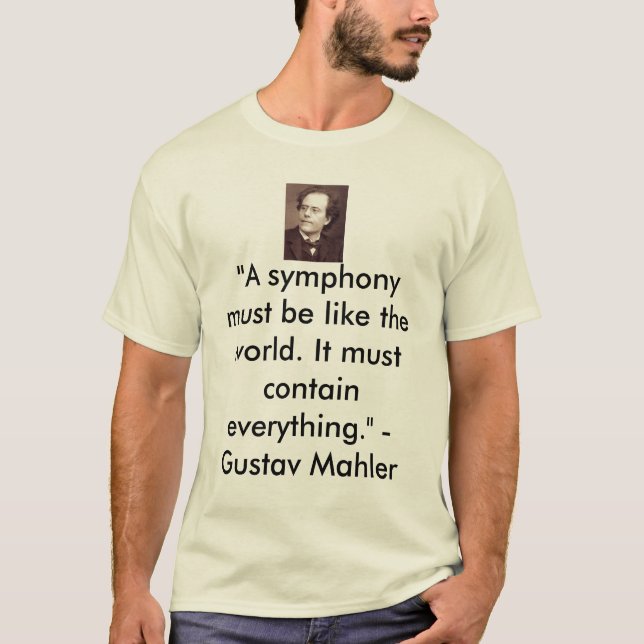 Camiseta Gustav Mahler (Frente)