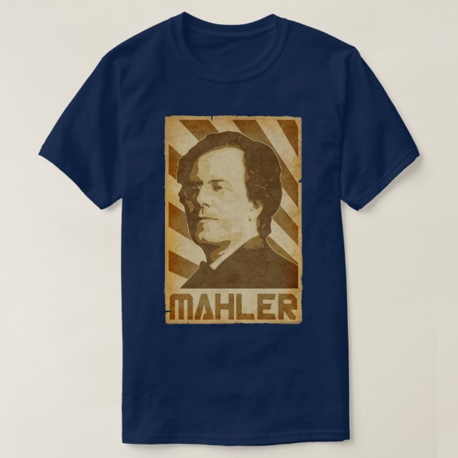 Camiseta Gustav Mahler - Propaganda Retroativa (Frente do Design)