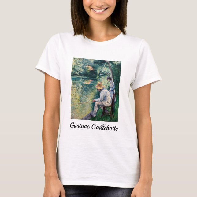Camiseta Gustave Caillebotte - Angling (Frente)