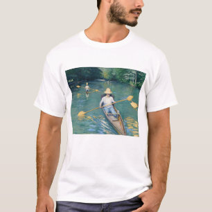Camiseta Gustave Caillebotte - Barcos no Yerres