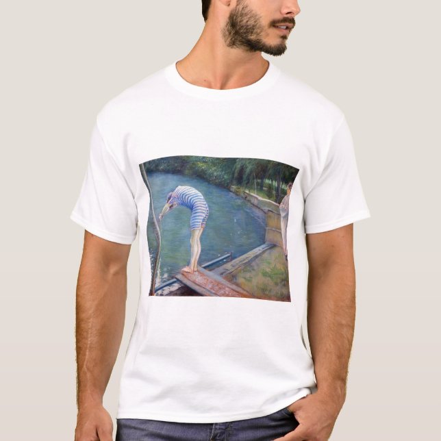 Camiseta Gustave Caillebotte - The Bather / The Diver (Frente)