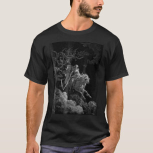 Camiseta Gustave Dore Morte Na Impressão De Arte De Cavalo